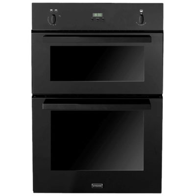 Stoves SGB900PS Built In Double Gas Oven with Programmable Timer in Black